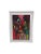 A small framed painting of a famous Chilean artist, Jose Santos Guerra (1938-2016). Colorful acrylic on board depicting a...
