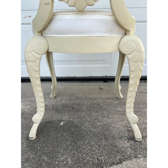 Brown Jordan Regency 1960s Clam Shell Chair in Style of Tropitone Veneman Collection Grotto by Brown Jordan For Sale - Image 4 of 10
