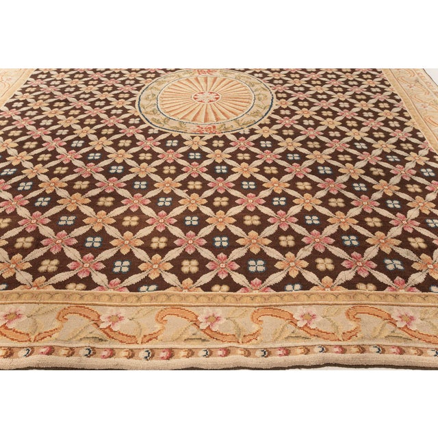 Antique English Axminster Rug For Sale - Image 4 of 8