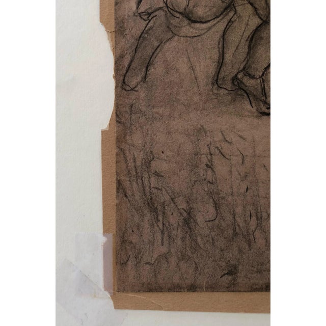 Pierre Picot Signed Pencil Drawing For Sale - Image 11 of 13