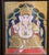 Indian Vintage Traditional Hindu Tanjore Painting: Lord Ganesha For Sale - Image 3 of 7