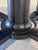 Late 20th Century Christian Liaigre at Holly Hunt 60" Round Dining Table, Ebonized Black Oak, Column Pedestal Base For Sale - Image 13 of 14