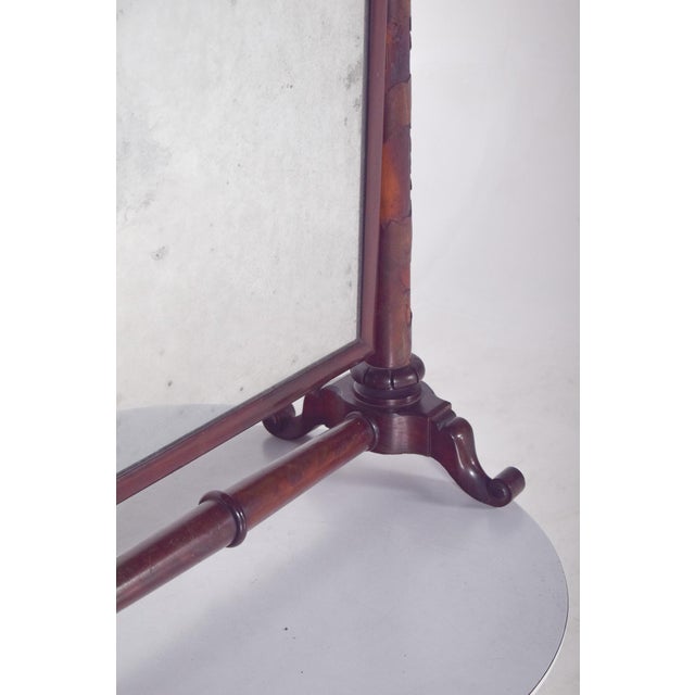 English Dressing Table Mirror with Turnings For Sale - Image 5 of 12