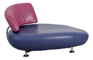 Chaise Lounge in Leather from Leolux