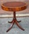Early 20th Century Georgian Style Tooled Leather Inset Mahogany Drum Table For Sale - Image 4 of 10