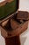 19th Century English Mahogany Tea Caddy With Satinwood Inlay and Intact Interior Compartments For Sale In Charleston - Image 6 of 6