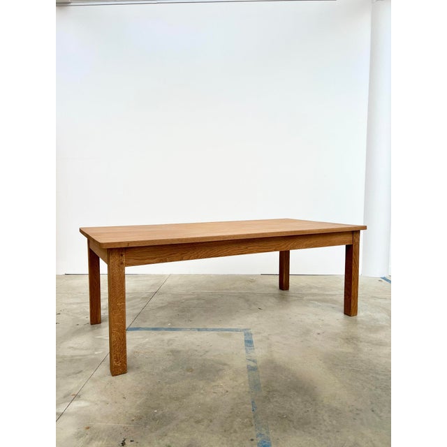 Vintage Farmhouse Table in Oak, 1940s For Sale - Image 15 of 15