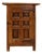 Early 19th Century Rustic Wooden Cabinet with Carved Panel Door and Iron Hardware, Spain For Sale