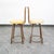 Mid Century Modern Bar Stools Set 2 Brown Swivel Wood American Vintage Tan MCM For Sale - Image 9 of 12