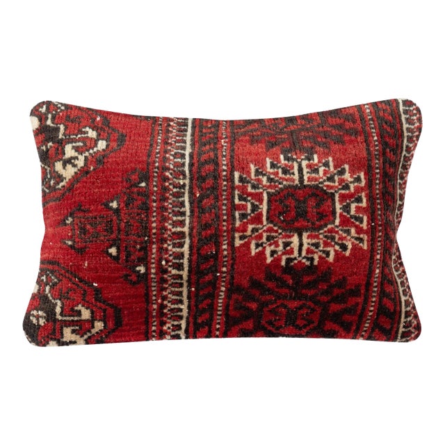 13"x20" Handmade Turkish Cushion Cover. Handmade Rug Pillow. Rustic Throw Pillow For Sale