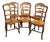 French Rustic Farmhouse Dining Chairs, 1900, Set of 6 For Sale