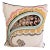 Design Source International Boho Paisley Throw Pillow With Black Welt For Sale