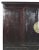 Wood Dark Brown Chinese Antique Cabinet – 56 Inches Tall For Sale - Image 7 of 12