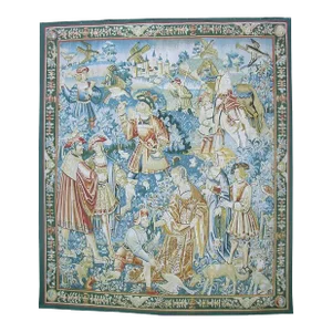 Vintage Tapestry Depicting Royalty