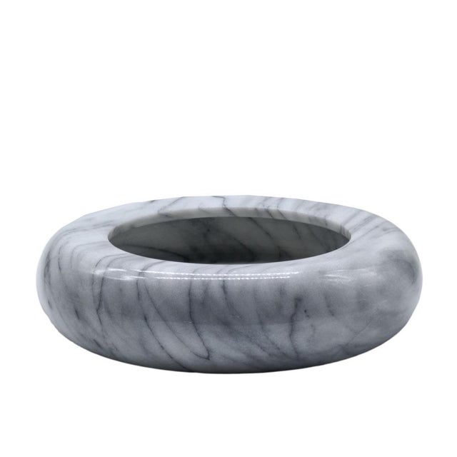 Mid-Century Modern White Marble Centerpiece by Sergio Asti for Up & Up Calacatta, Italy, 1970s For Sale - Image 3 of 9