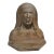 Antique Elaborately Cast Native American Indian Chief Cast Iron Doorstop Statue For Sale