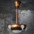French Art Deco Brass Pendant Light For Sale - Image 10 of 12