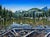Nymph Lake, Rocky Mountain Park, CO by David Shingler | Oil on Board Landscape of a lake with mountains and trees. For Sale