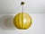 Mid-Century Round Cocoon Pendant Lamp, 1960s, Italy For Sale - Image 6 of 12