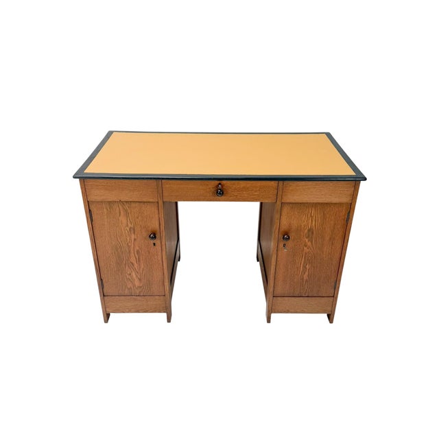 Art Deco Modernist Desk by J.A. Muntendam for L.O.V. Oosterbeek, 1920s For Sale - Image 4 of 17