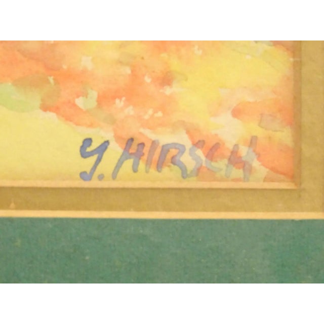 American Late 20th Century Rural Landscape Watercolor Painting, Framed For Sale - Image 3 of 5