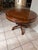 Wood Mid 20th Century Victorian Round Pedestal Table – Solid Wood With Ornate Carvings For Sale - Image 7 of 12
