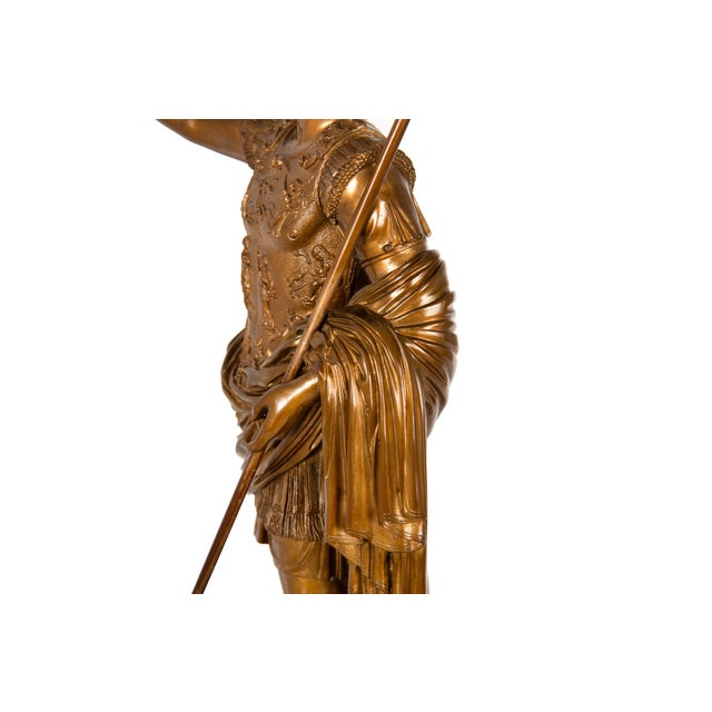 Fine Italian Grand Tour Bronze Sculpture of Augustus Prima Porta by Boschetti For Sale - Image 15 of 18