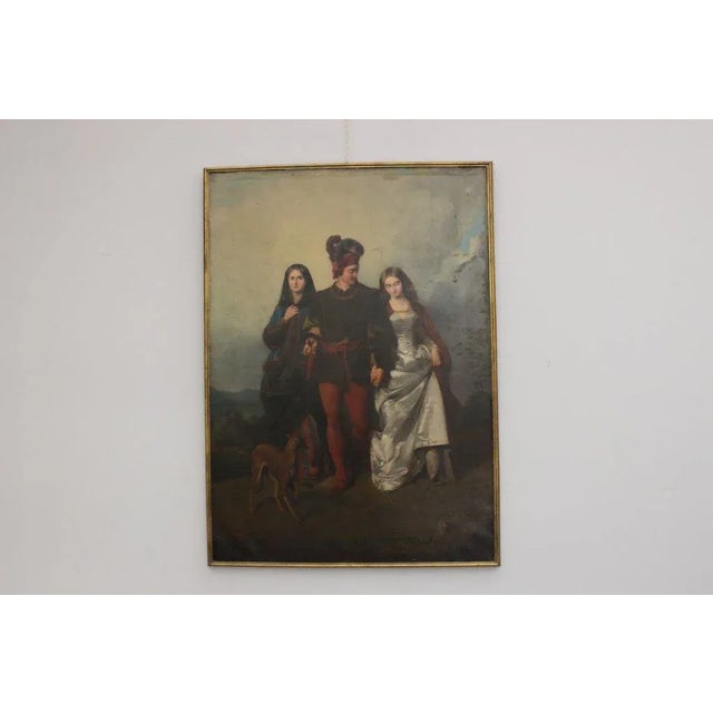 Cassioli Amos, La Rivale Painting For Sale - Image 10 of 10