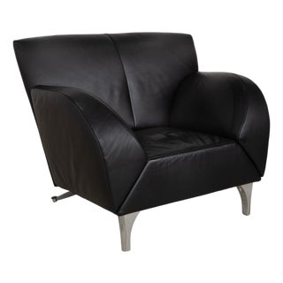 JR 8400 Armchair in Black Leather from Jori For Sale
