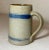 American Rare Antique 19th Century Cobalt Glazed Stoneware Pottery Dining Mug Cup Jug For Sale - Image 3 of 8