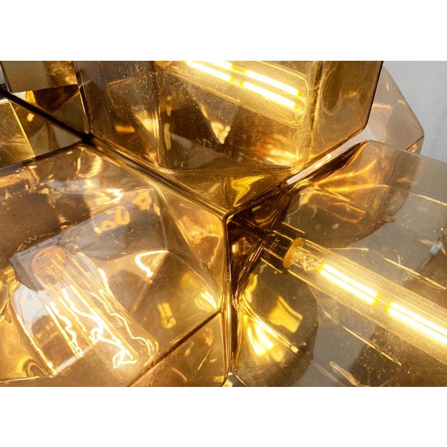 Black Vintage German Space Age Chrome & Glass Wall or Ceiling Lamp by Motoko Ishii for Staff, 1970s For Sale - Image 8 of 18