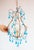 1960s Italian Chandelier with Turquoise Blue Drops, 1960 For Sale - Image 5 of 8