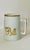 Vintage White & Gold Ceramic Mug For Sale - Image 4 of 10