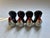 1970s Magnetic Glazed Ceramic Turkey Salt & Pepper Shakers - Set of 4 For Sale - Image 4 of 18