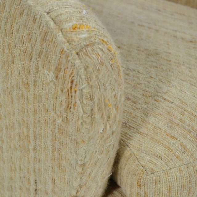 Brass Milo Baughman Barrel Back Lounge Chair by Thayer Coggin For Sale - Image 8 of 9