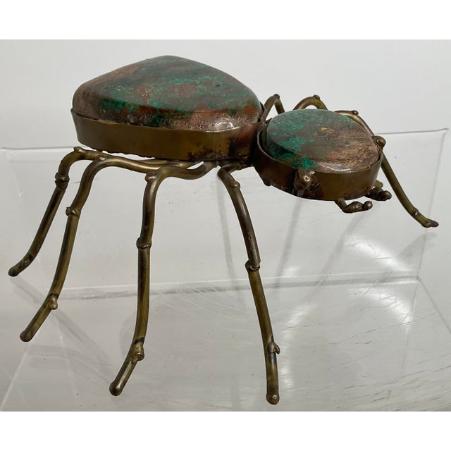 Mid 20th Century Stone and Copper Eight Legged Bug For Sale - Image 11 of 12