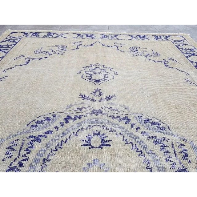 1960s Tribal Kudish Oversize Oushak Carpet For Sale - Image 6 of 11