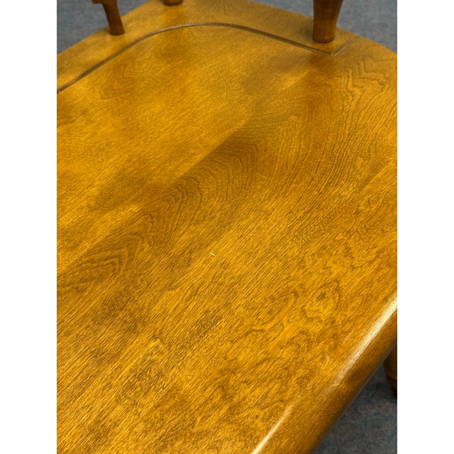 Mid 20th Century Rockport Maple Bench For Sale - Image 11 of 12