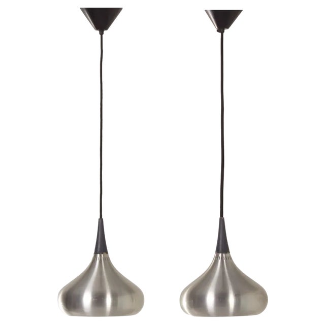 Orient Minor Pendant Lamps by Jo Hammerborg for Fog & Morup, 1960s, Set of 2 For Sale