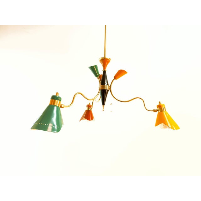 Pendant with Adjustable Multicolor Domes For Sale - Image 18 of 18