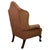 20th Century English Beech Wingback Armchair with Ball-and-Claw Feet For Sale - Image 6 of 13