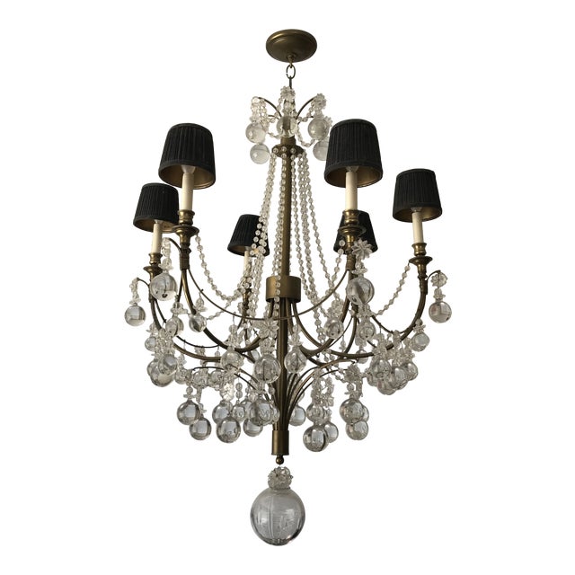 1990s John Richard Bronze Chandelier For Sale