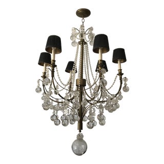 1990s Schonbek Bronze Chandelier For Sale