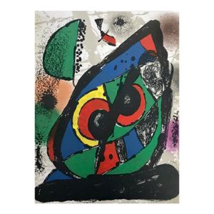 Joan Miro Original Lithograph V4-1 Mourlot 1981