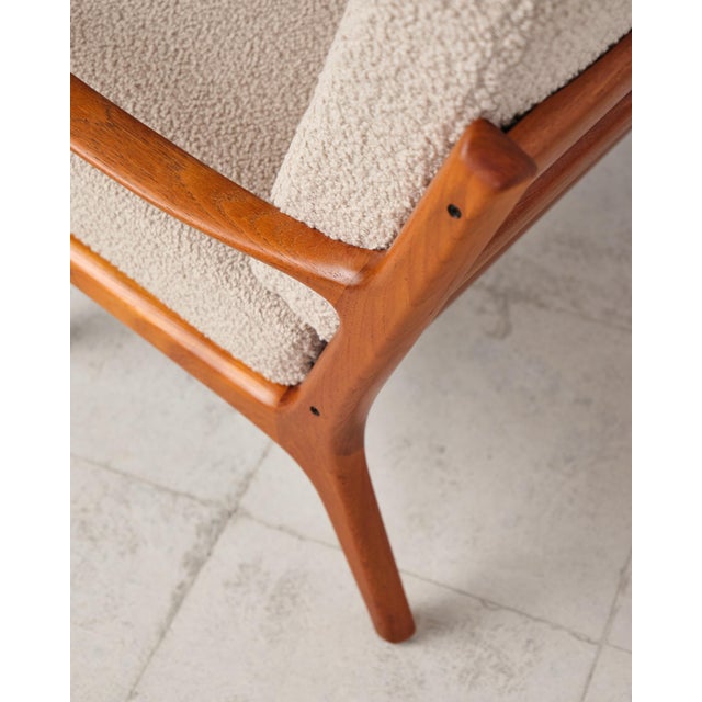 Mid-Century Senator Series Two-Seat Sofa in Teak by Ole Wanscher for France & Søn, 1950s For Sale - Image 16 of 18