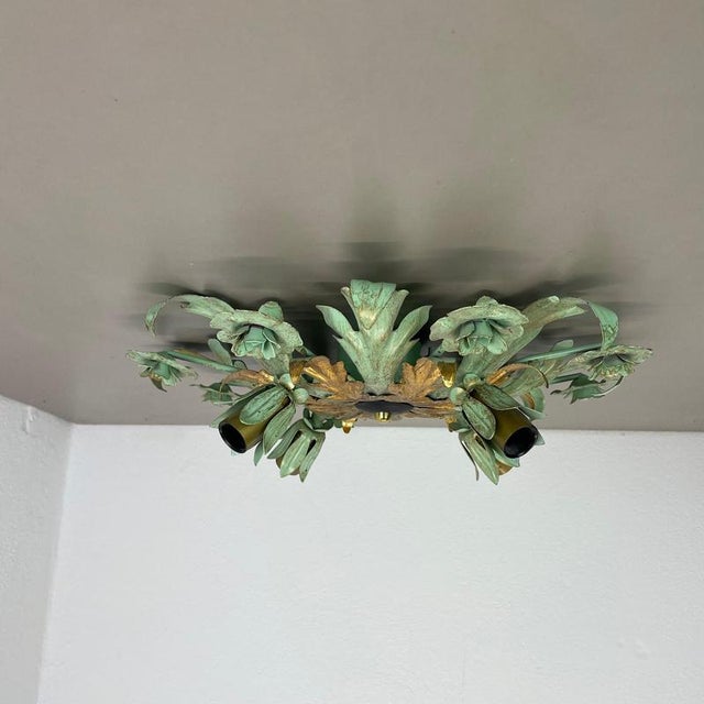 Large Florentiner Theatre Ceiling Light from Banci Firenze, Italy, 1970s For Sale - Image 3 of 18