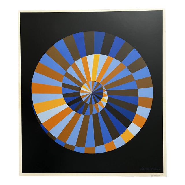 Victor Vasarely, Olympic Series Composition, 1972, Screenprint For Sale