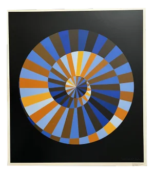 Victor Vasarely, Olympic Series Composition, 1972, Screenprint