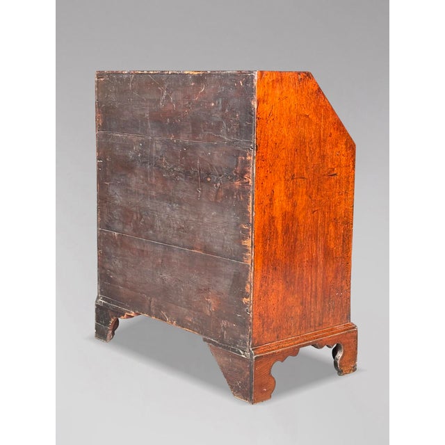 Antique George III Mahogany Secretaire, 1790 For Sale - Image 4 of 13