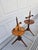 Wood Vintage Wooden Spindle Adjustable Floor Candle Stands For Sale - Image 7 of 15